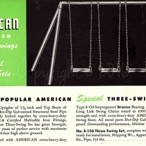 E133 Three Swing Set