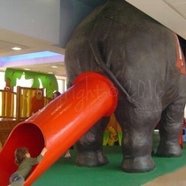 Elephant Slide Exit Red