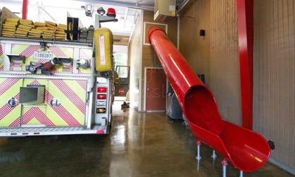 Firestation-Tube-Trough-Aluminum Slide