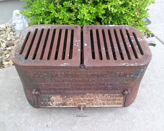 All American Picnic Grill ca 1960&#039;s