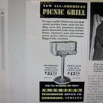 All American Picnic Grill Advertisement