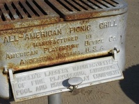 All American Picnic Grill Closeup