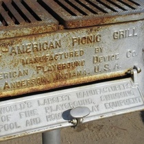 All American Picnic Grill Closeup