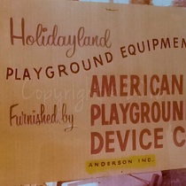 1957 Holidayland Sign